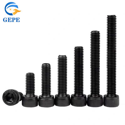 DIN912 مغز و بولت های سیاه Hexagon Socket Screw Alloy Hexagon Socket Head Cap Screw Hex Bolt