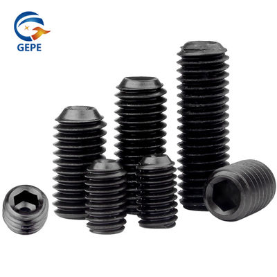 DIN916 آکسید سیاه هکس مغز و بولت ها مجموعه فولاد کربن درجه 12.9 33H 45H