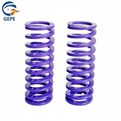 GEPE 55CrSi بهار های فشرده سازی کویل بنفش، بهار مستطیل صاف با قدرت بالا