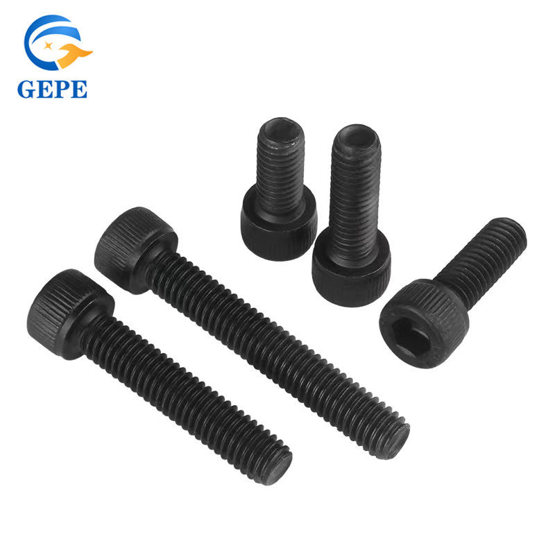 DIN912 مغز و بولت های سیاه Hexagon Socket Screw Alloy Hexagon Socket Head Cap Screw Hex Bolt