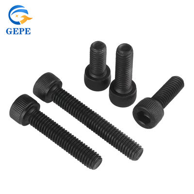 DIN912 مغز و بولت های سیاه Hexagon Socket Screw Alloy Hexagon Socket Head Cap Screw Hex Bolt
